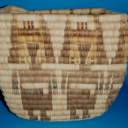 Rare Old Rectangular Hopi Coiled Basket